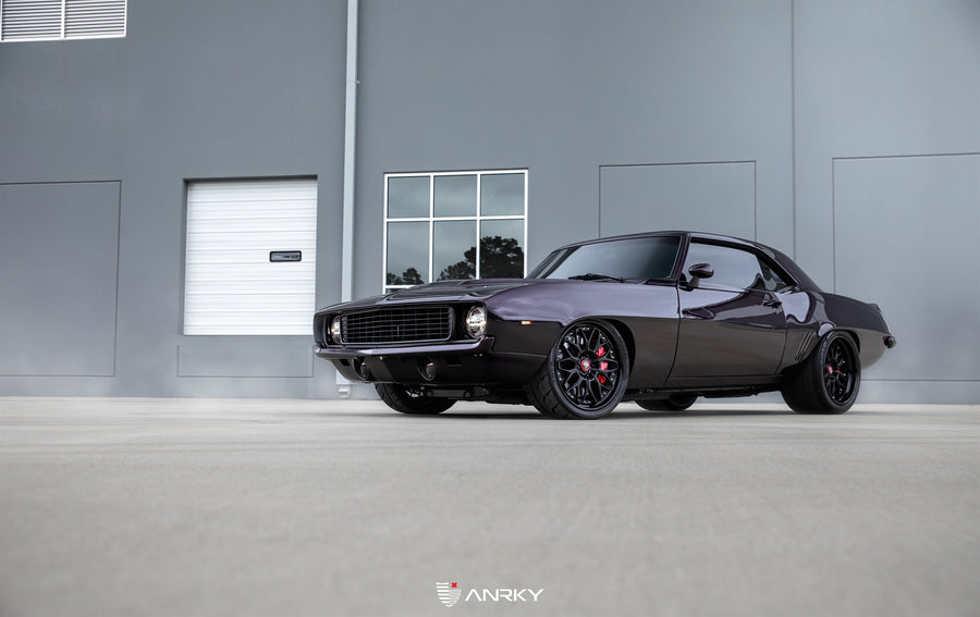 ANRKY RS1 forged wheel on 1969 Chevrolet Camaro ProTouring