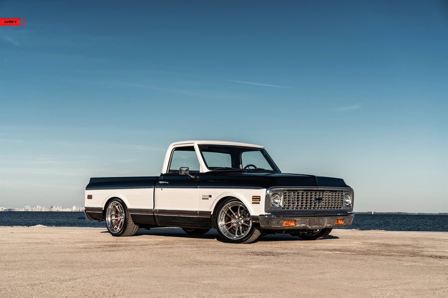 ANRKY AN34 forged wheel on 1972 Chevrolet Cheyenne Super