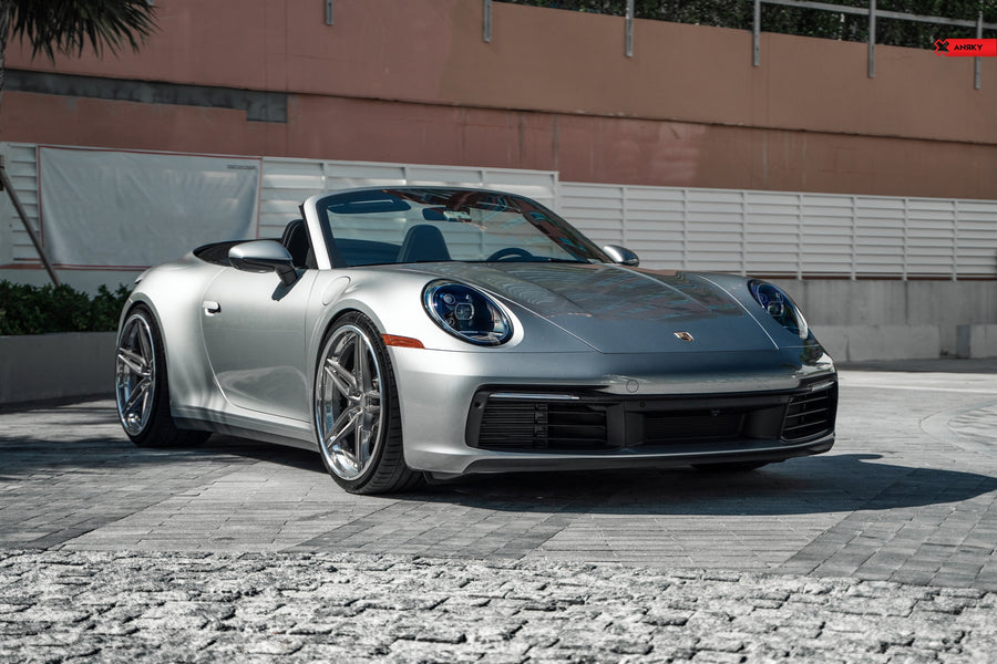 ANRKY AN37 forged wheel on Porsche 992 Porsche Carrera S