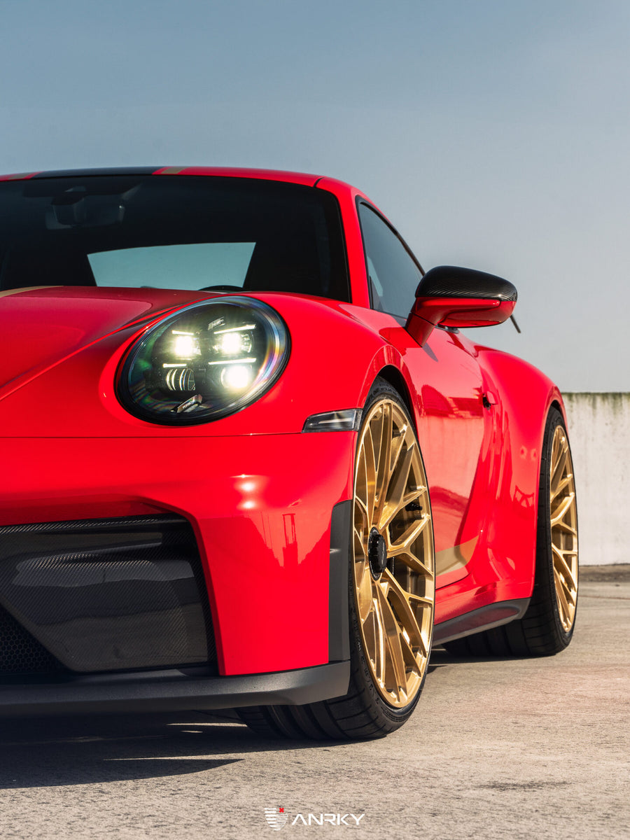 ANRKY AN10 forged wheel on 992 Porsche GT3
