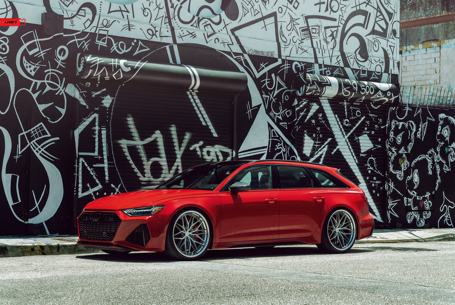 ANRKY S3-X1 forged wheel on Audi RS6