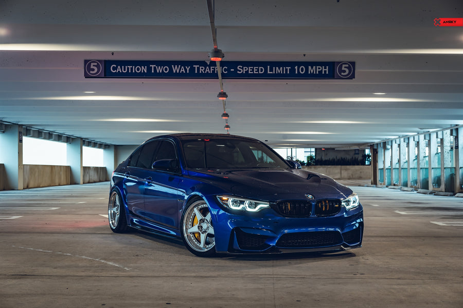 ANRKY RS5 forged wheel on BMW F80 M3