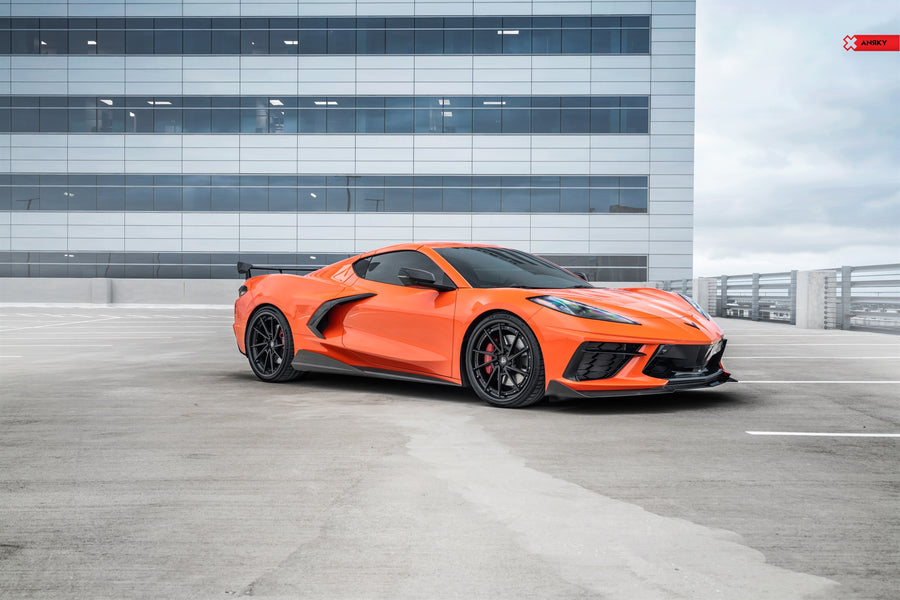 ANRKY AN33 forged wheel on Chevrolet C8 Corvette Stingray
