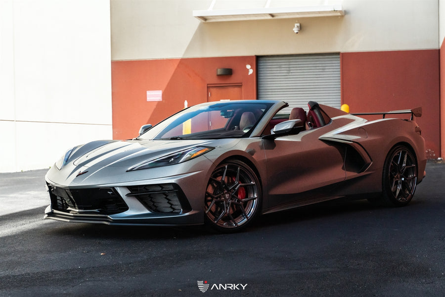 ANRKY S2-X4 forged wheel on Chevrolet C8 Corvette Stingray