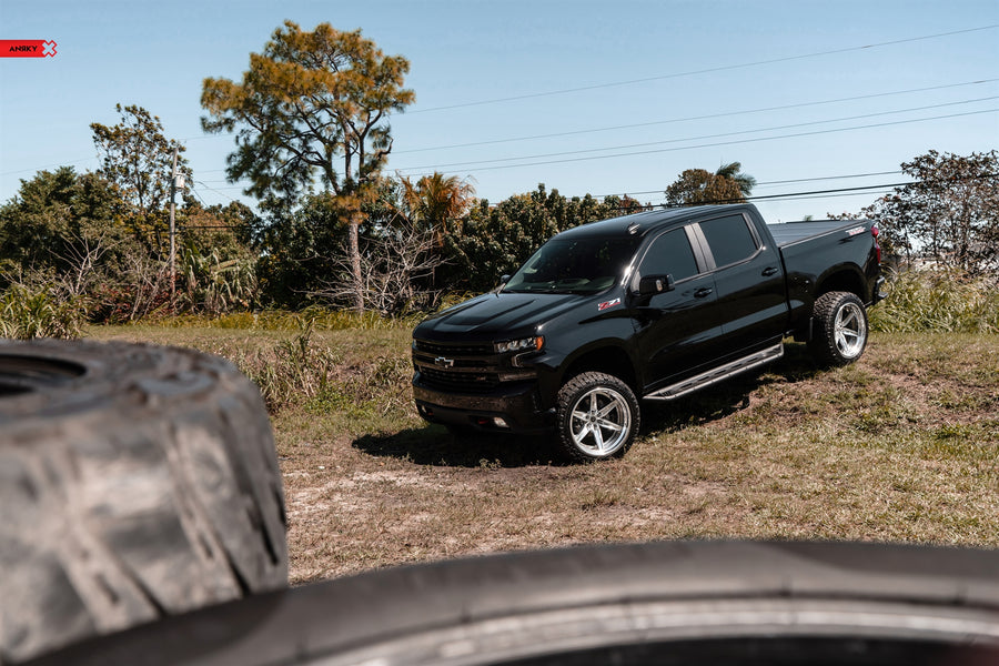 ANRKY AN36-S forged wheel on Chevrolet Silverado TrailBoss LT