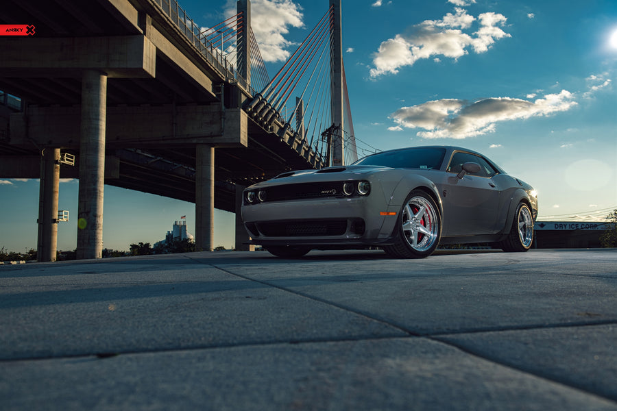 ANRKY RS5 forged wheel on Dodge Challenger Hellcat Redeye