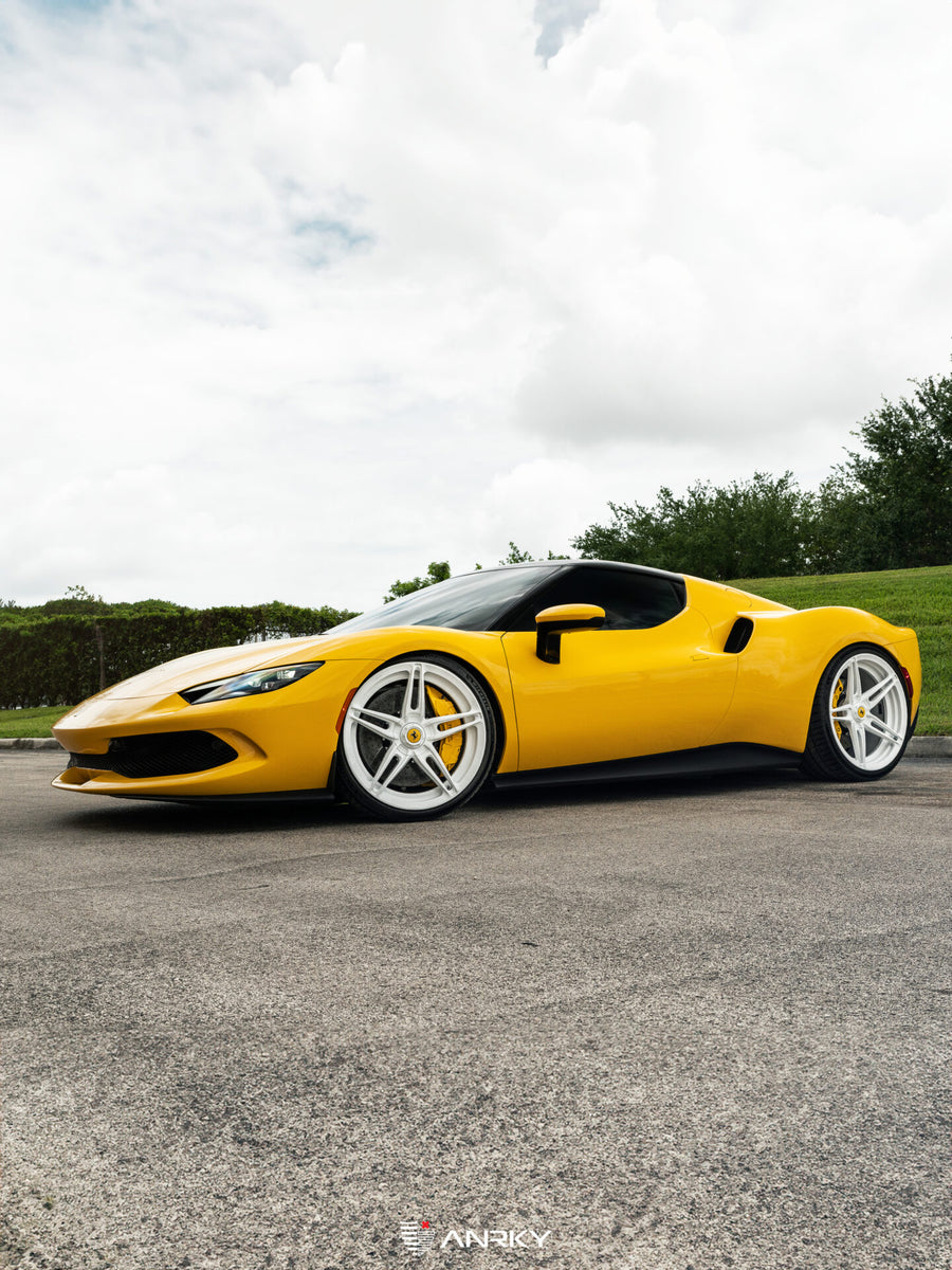 ANRKY AN27 forged wheel on Ferrari 296 GTB