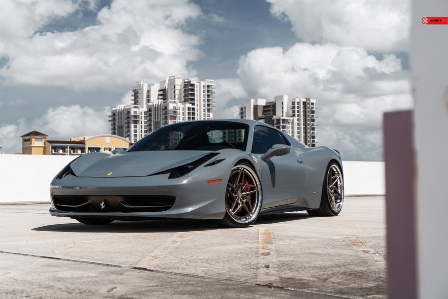 ANRKY S3-X3 forged wheel on Ferrari 458 Spyder