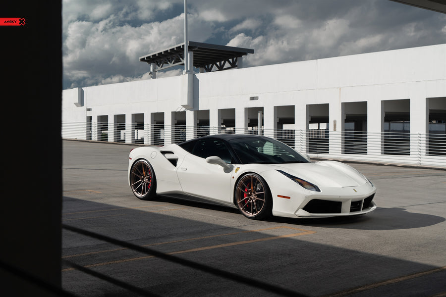 ANRKY AN14 forged wheel on Ferrari 488 GTB