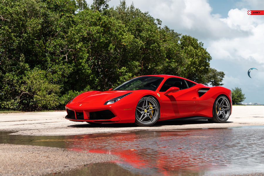 ANRKY S3-X3 forged wheel on Ferrari 488 GTB