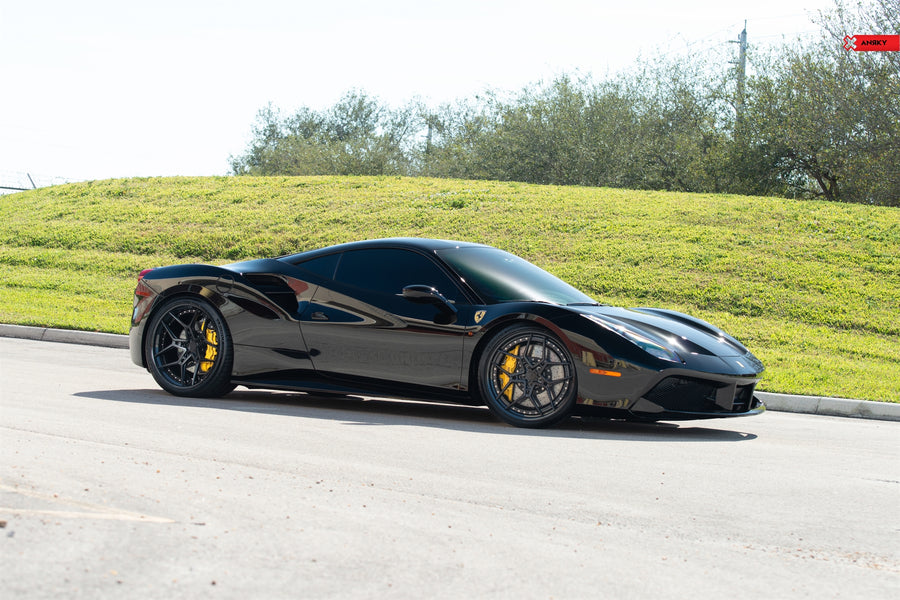 ANRKY S3-X4 forged wheel on Ferrari 488 GTB