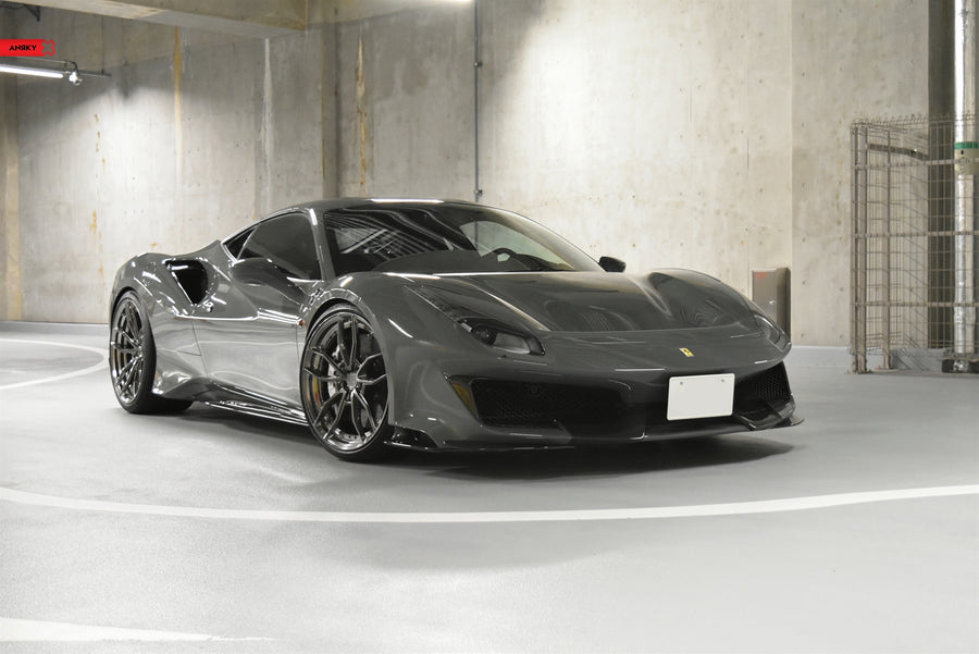 ANRKY AN21 forged wheel on Ferrari 488 Pista