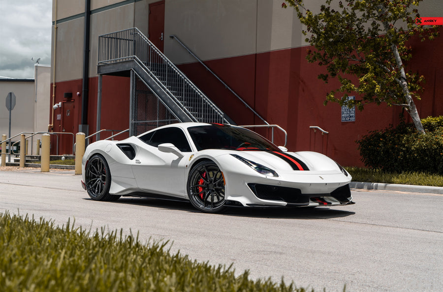 ANRKY AN21 forged wheel on Ferrari 488 Pista