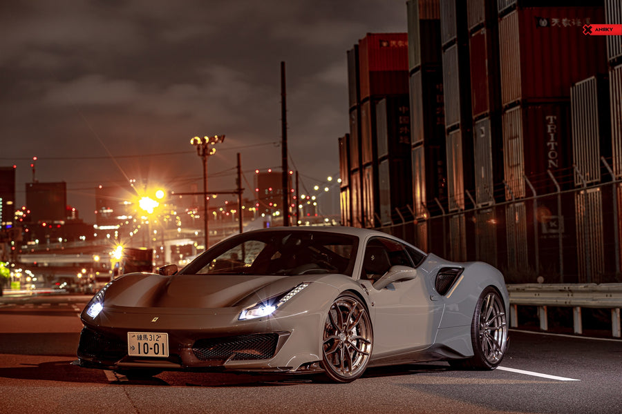 ANRKY AN21 forged wheel on Ferrari 488 Pista