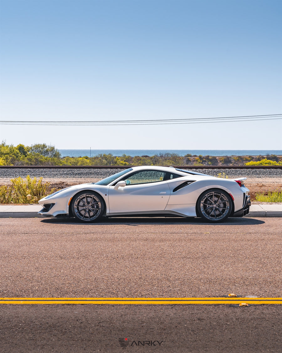 ANRKY AN22 forged wheel on Ferrari 488 Pista