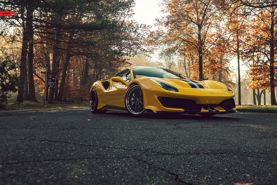 ANRKY AN30 forged wheel on Ferrari 488 Pista