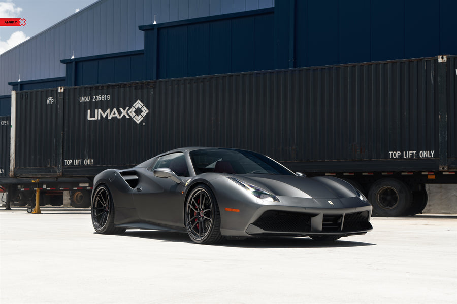 ANRKY AN34 forged wheel on Ferrari 488 Spider