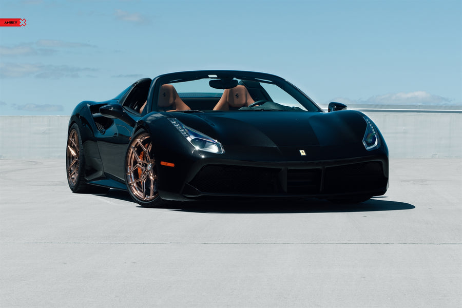 ANRKY S1-X4 forged wheel on Ferrari 488 Spyder