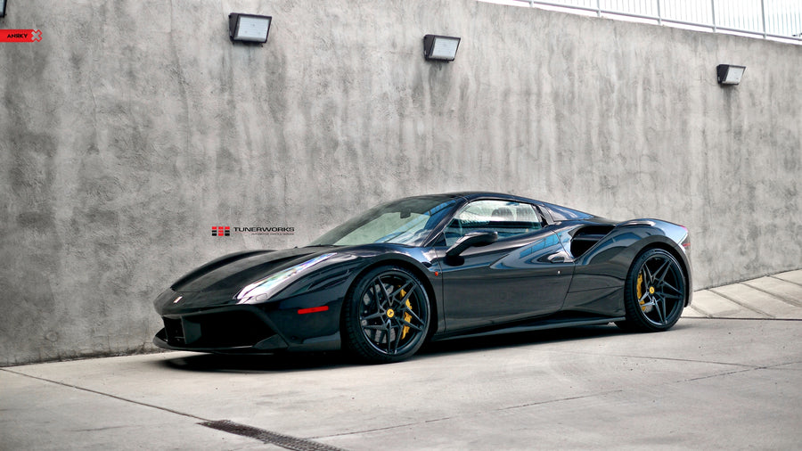 ANRKY S1-X3 forged wheel on Ferrari 488 GTB