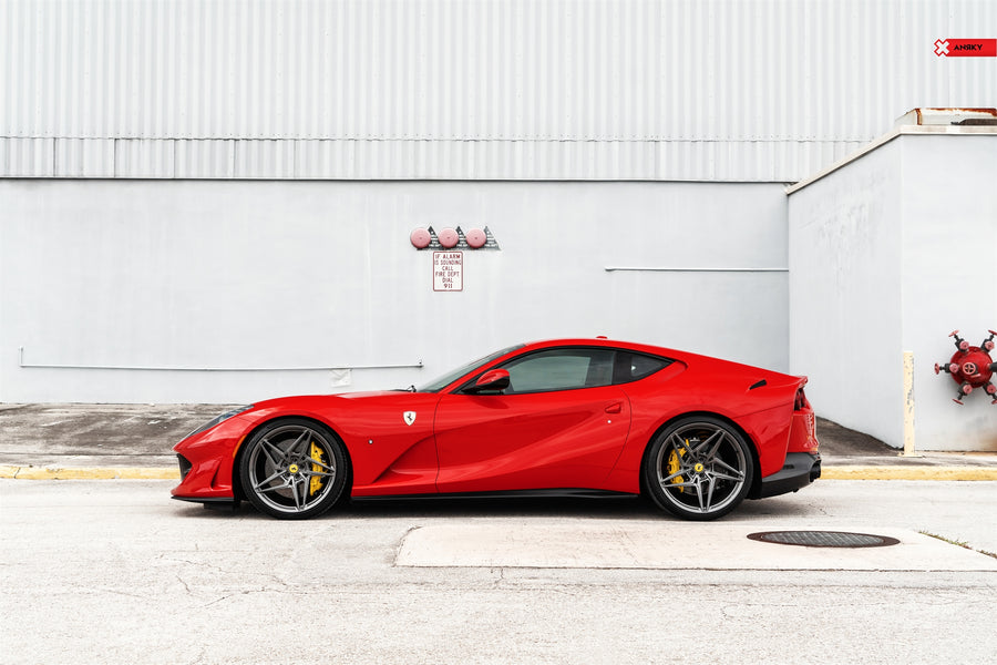 ANRKY S1-X3 forged wheel on Ferrari 812 Superfast