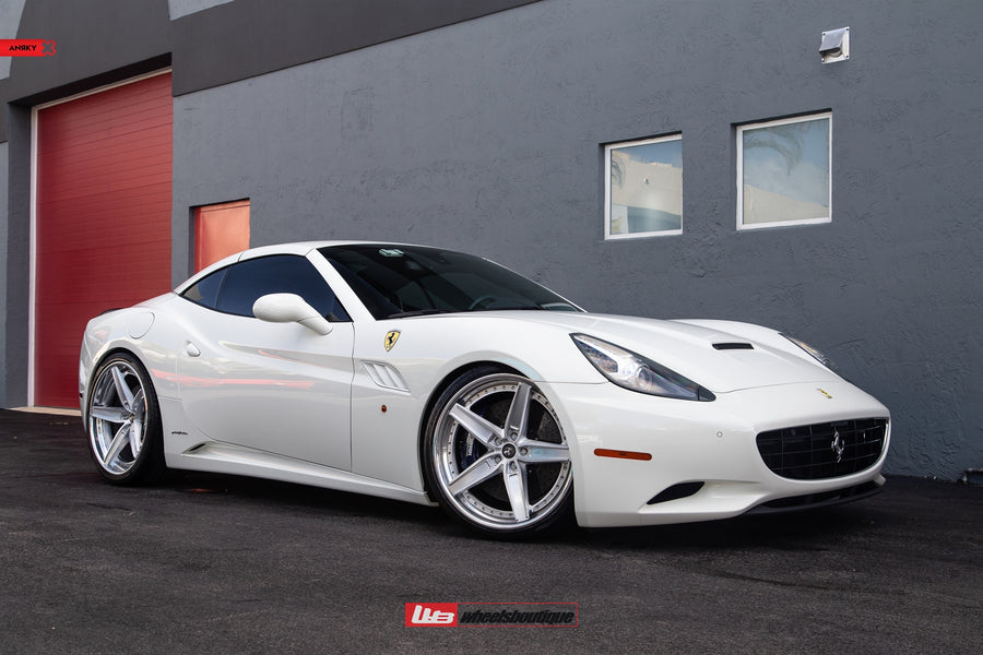 ANRKY AN35 forged wheel on Ferrari California