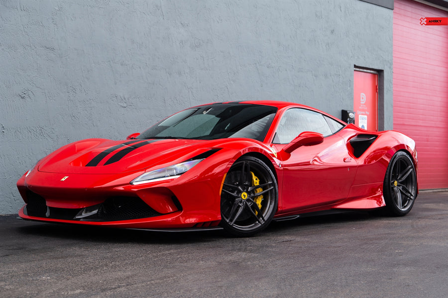 ANRKY AN17 forged wheel on Ferrari F8 Tributo
