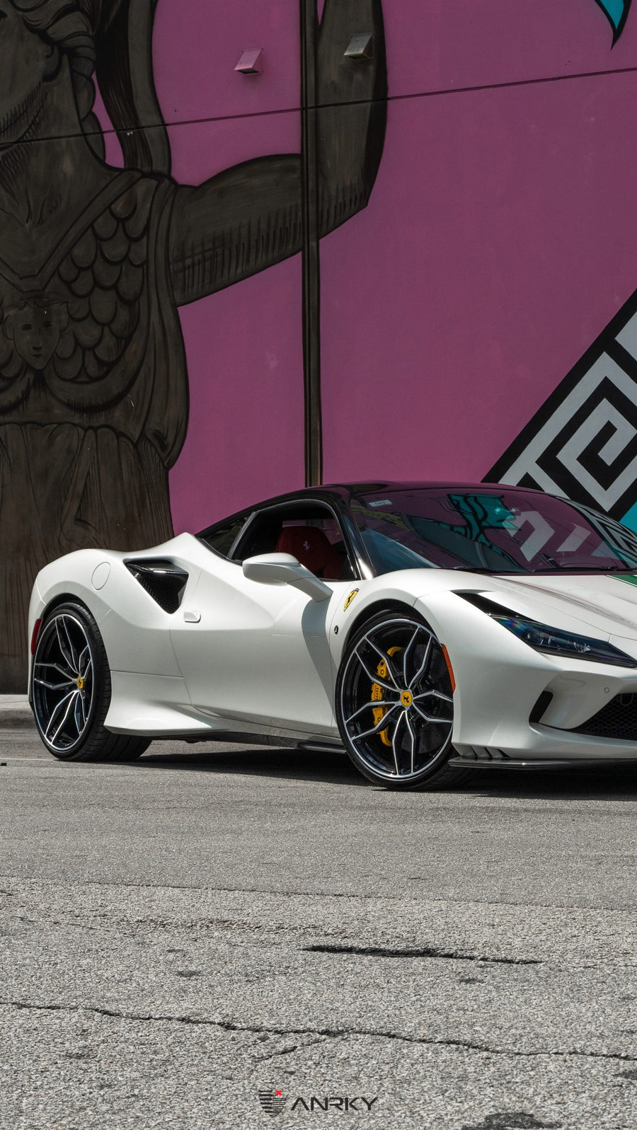 ANRKY AN11 forged wheel on Ferrari F8 Tributo