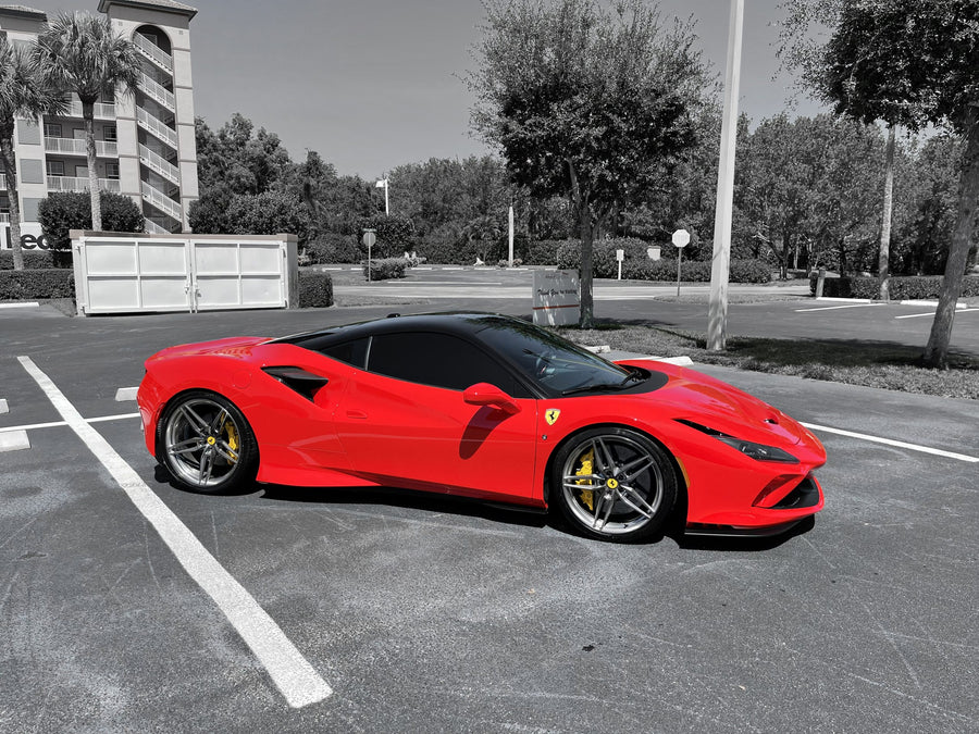 ANRKY AN17 forged wheel on Ferrari F8 Tributo