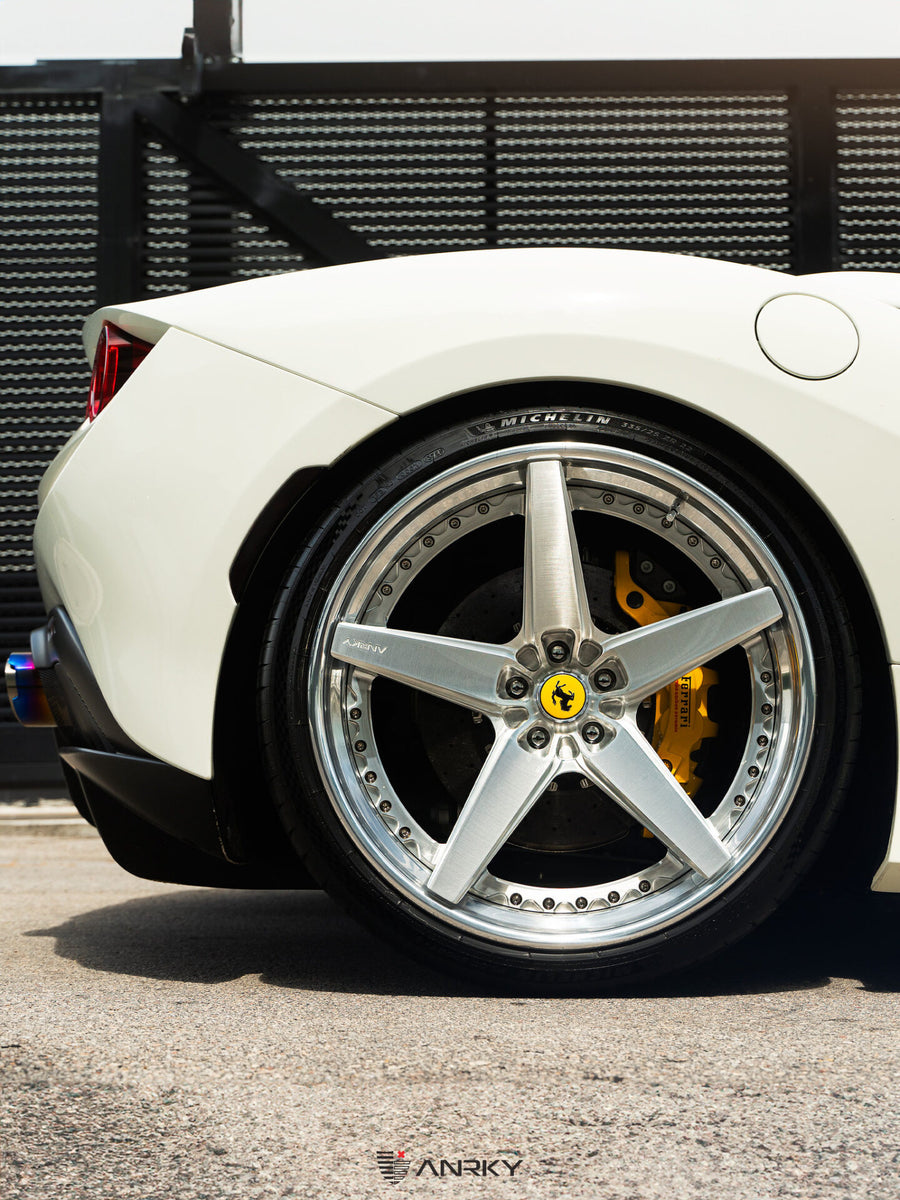 ANRKY RS5.3 forged wheel on Ferrari F8 Tributo