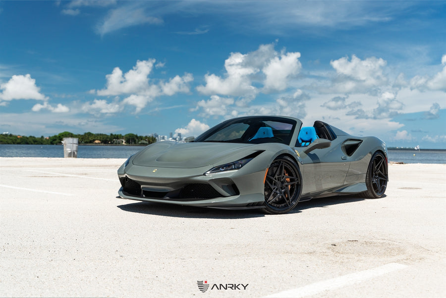 ANRKY S3-X3 forged wheel on Ferrari F8 Tributo Spyder