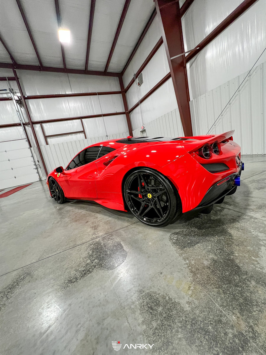 ANRKY S1-X3 forged wheel on Ferrari F8 Tributo