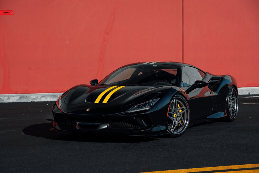 ANRKY S3-X3 forged wheel on Ferrari F8 Tributo