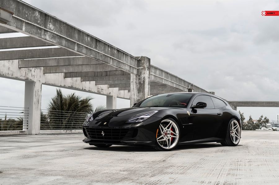 ANRKY S1-X3 forged wheel on Ferrari GT4C Lusso