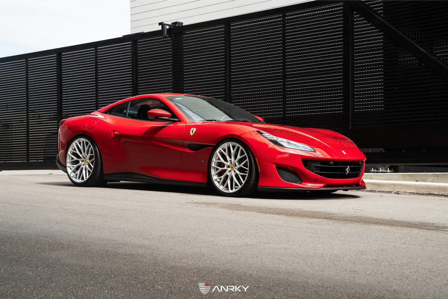 ANRKY AN10 forged wheel on Ferrari Portofino
