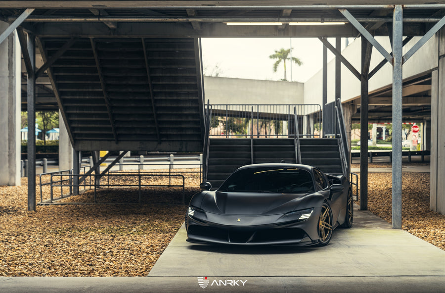 ANRKY C37 forged wheel on Ferrari SF90