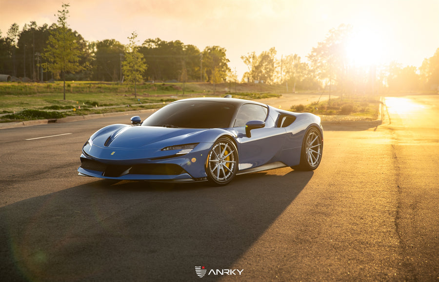 ANRKY C38 forged wheel on Ferrari SF90