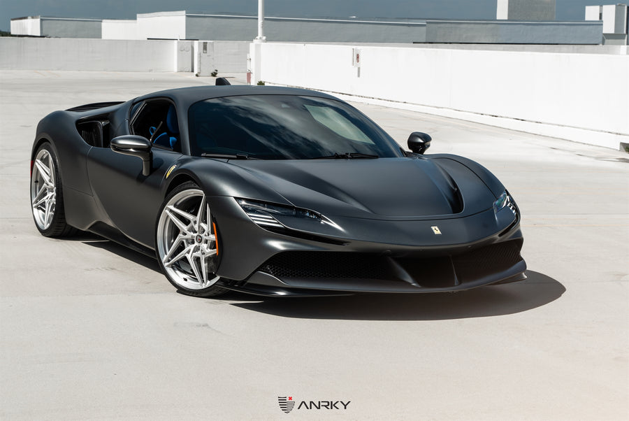 ANRKY S1-X3 forged wheel on Ferrari SF90 X|Series Monoblock S1-X3