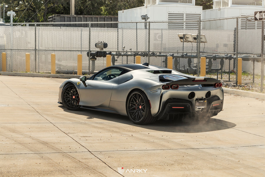 ANRKY S3-X1 forged wheel on Ferrari SF90
