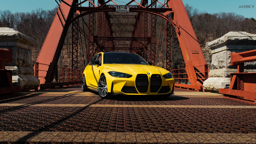 ANRKY S1-X1 forged wheel on G80 BMW M3