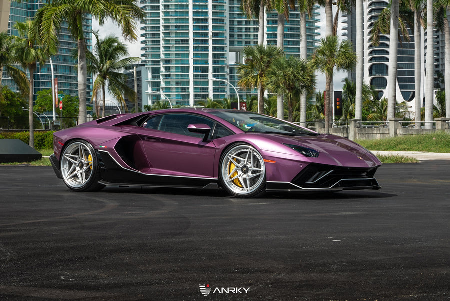ANRKY S3-X3 forged wheel on Lamborghini Aventador LP780-4 Ultimae