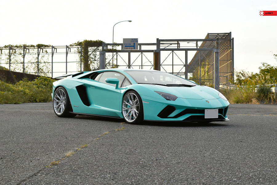 ANRKY S1-X5 forged wheel on Lamborghini Aventador S