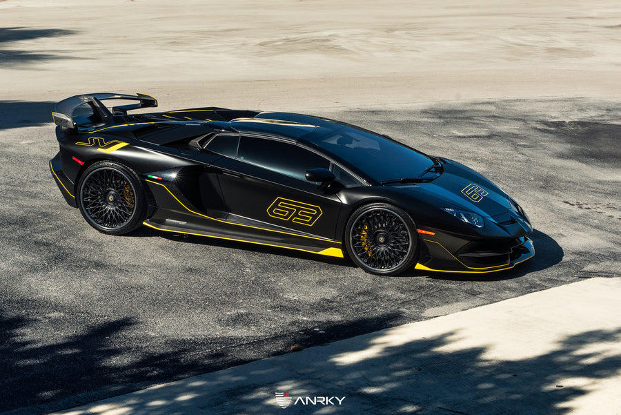 ANRKY RS7.3 forged wheel on Lamborghini Aventador SVJ