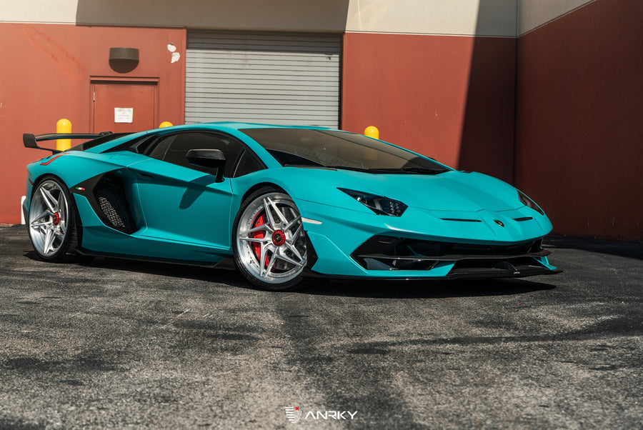ANRKY S3-X3 forged wheel on Lamborghini Aventador SVJ