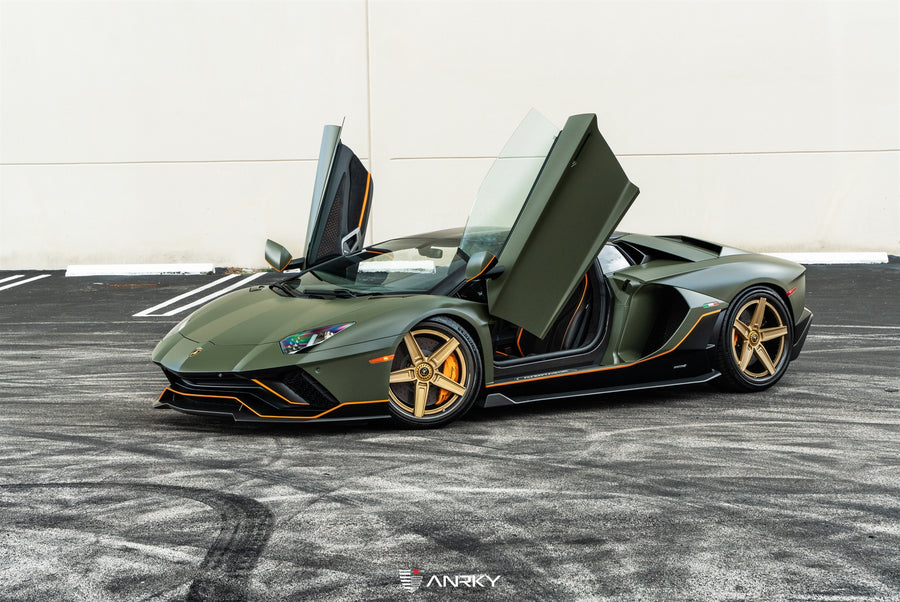 ANRKY C35 forged wheel on Lamborghini Aventador Ultimae | Carbon Composite Series | C35