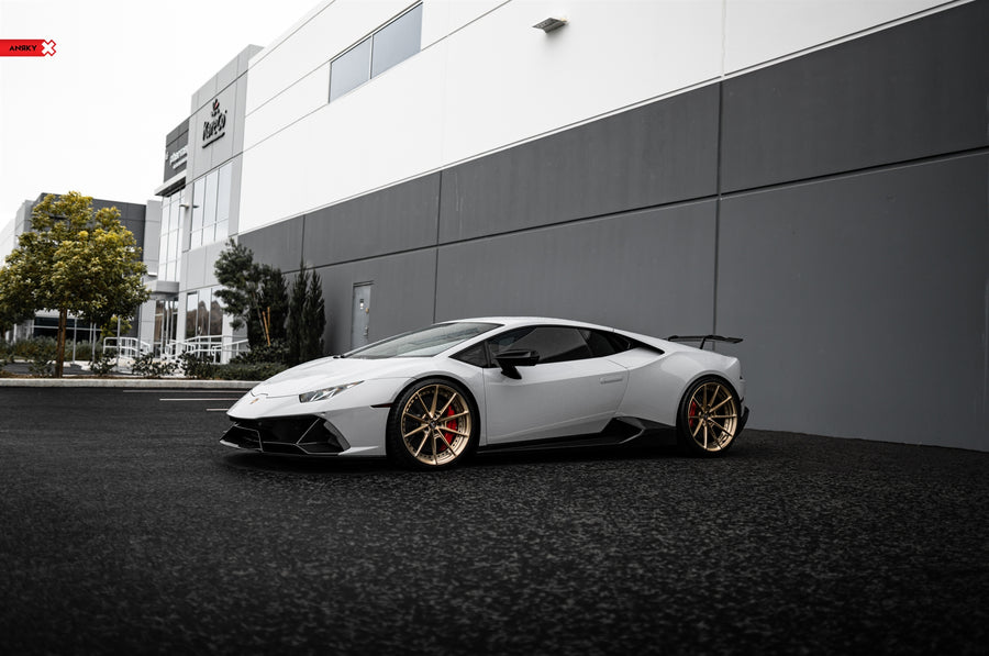 ANRKY AN28 forged wheel on Lamborghini Huracan EVO