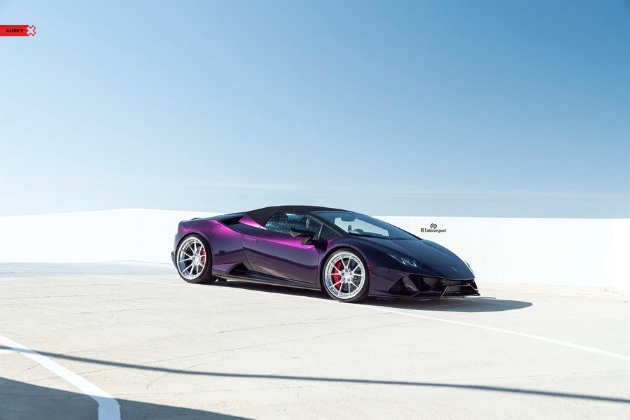 ANRKY AN32 forged wheel on Lamborghini Huracan Evo Spyder