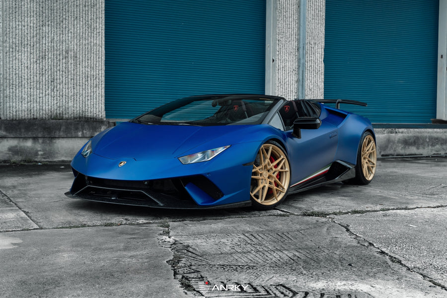 ANRKY S1-X2 forged wheel on Lamborghini Huracan Performante Spyder