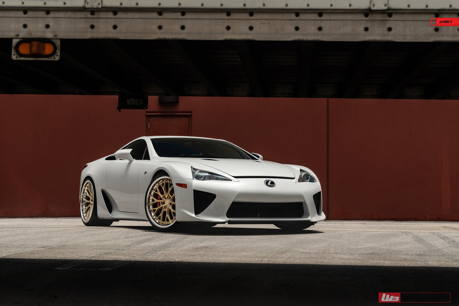ANRKY AN30 forged wheel on Lexus LFA