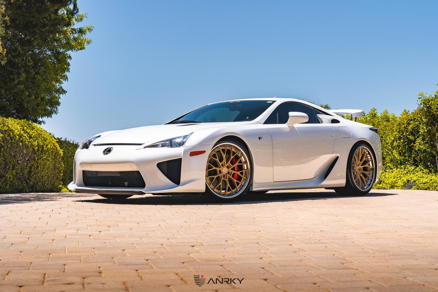 ANRKY AN30 forged wheel on Lexus LFA