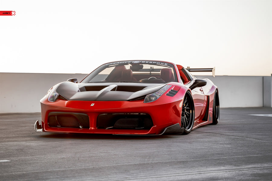 ANRKY RS3 forged wheel on LibertyWalk Ferrari 458 Italia